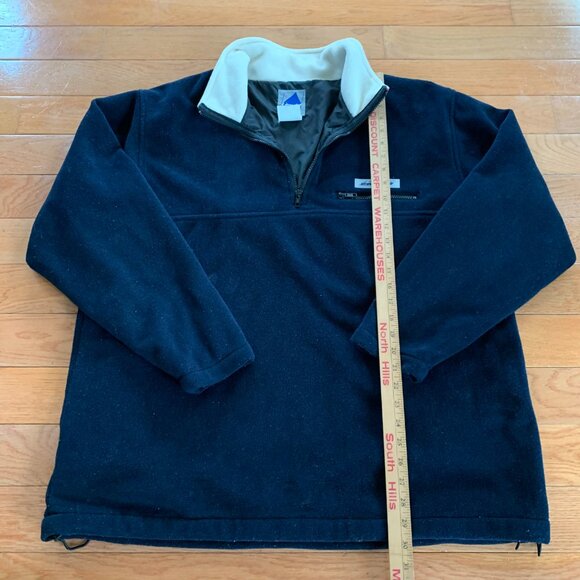 Vintage VTG‎ 90s Liquid Fleece Pullover 1/4 Zip Mens L Blue Skater Brand Y2K - Picture 7 of 7